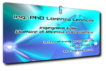 Biglietto da Visita - Ing. PhD Lorenzo Leoncini
